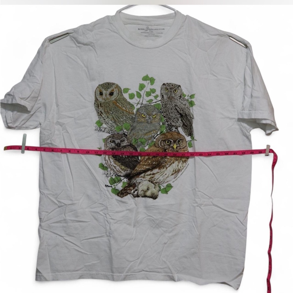 Bird Collective - Owl Portraits T-Shirt - Unisex: 2XL - 100% Cotton